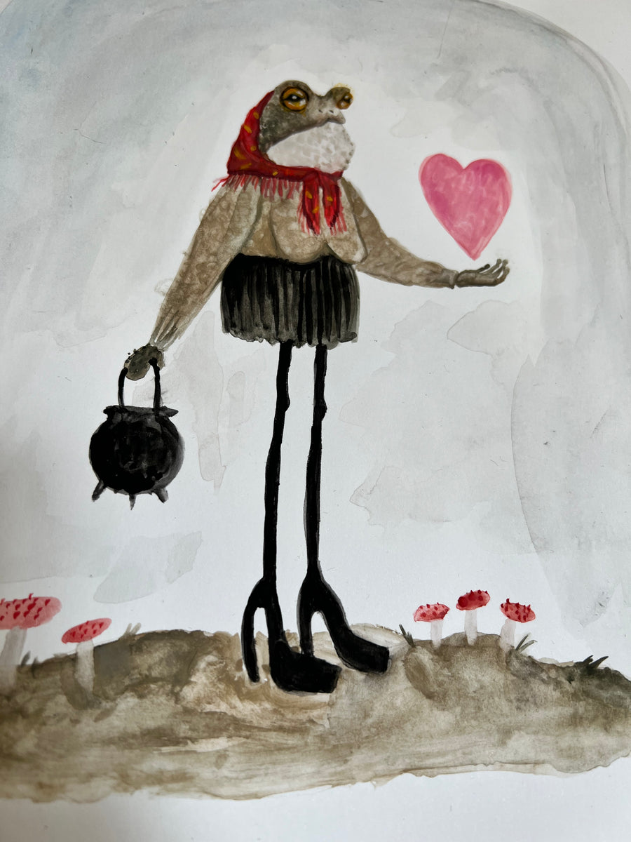 Babushka Love original illustration