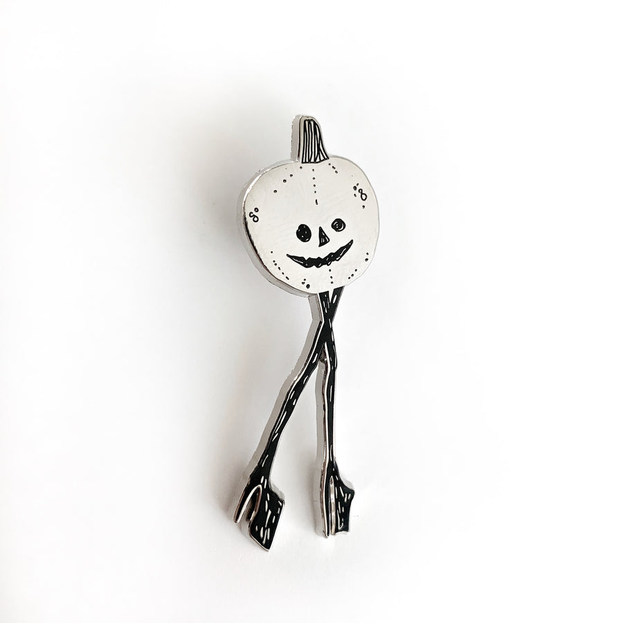 Pumpkin Spice Cloisonné pin (Silver)