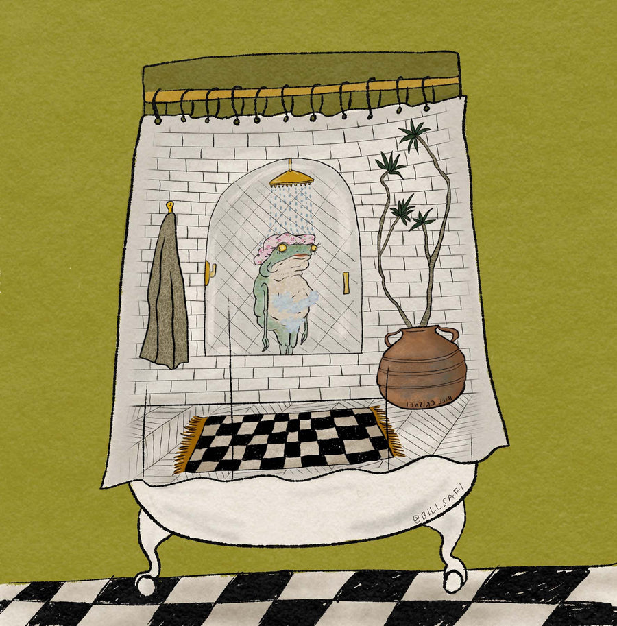 'The Shower Scene’ Shower Curtain