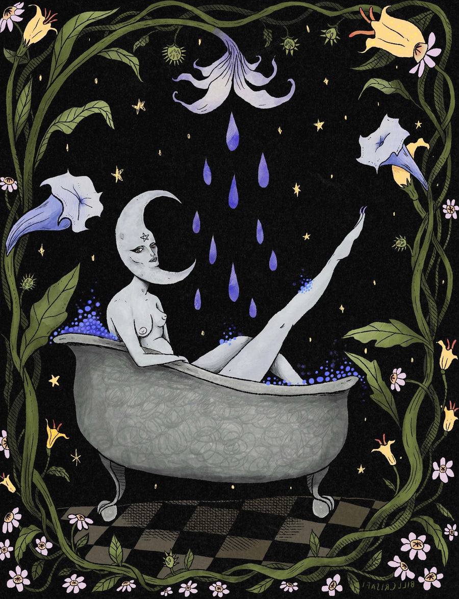Moon Bath Fine Art Print