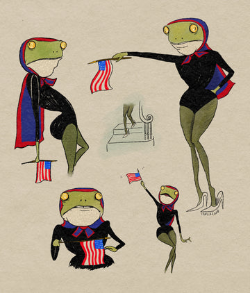 Little Edie's Dance Fine Art Print