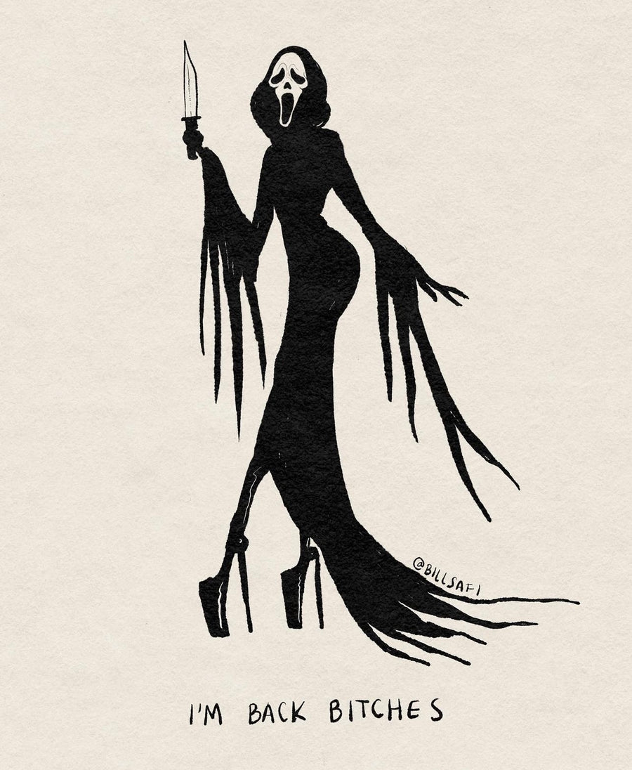 Ghost Face is Back Fine Art Print