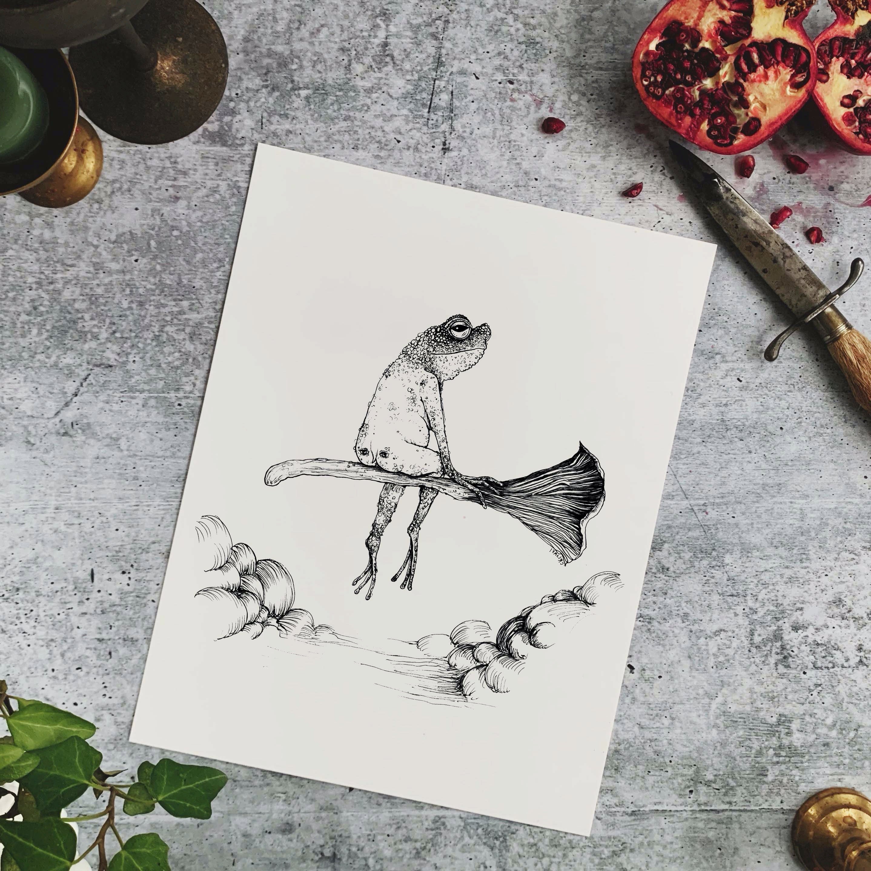 The Toad Witch Fine Art Print – Bill Crisafi