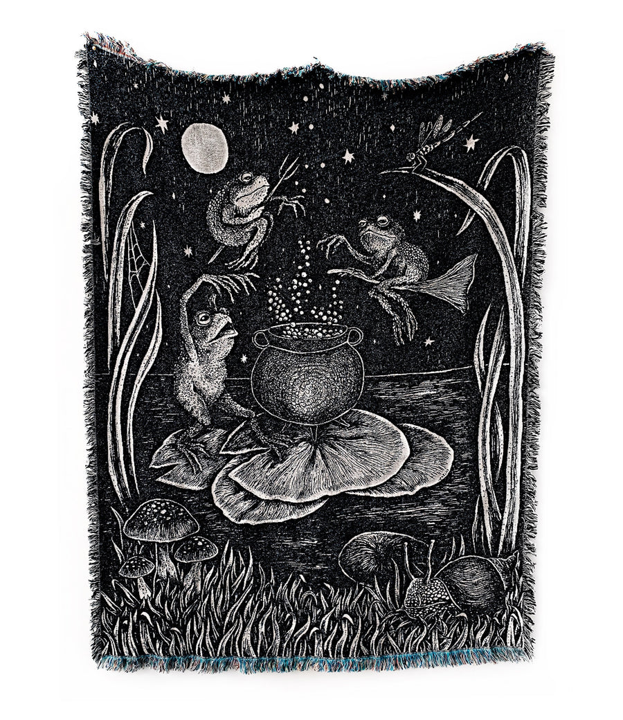 Pond Potions Woven Tapestry Blanket