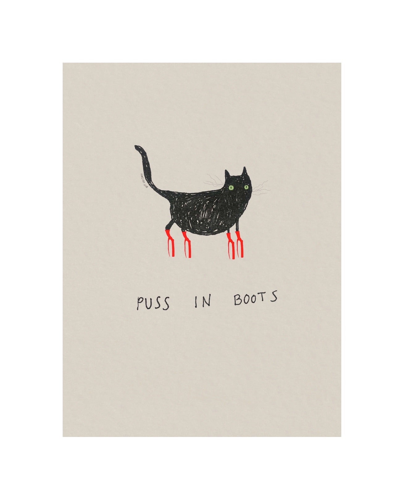 Puss in Boots (standing) Fine Art Print – Bill Crisafi