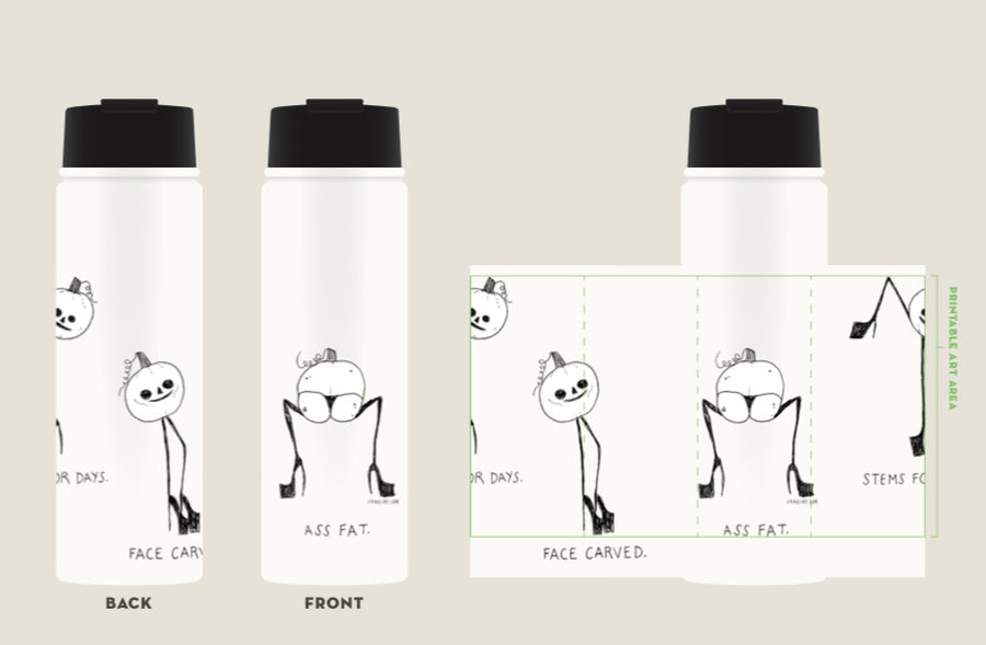 Pumpkin Spice 20 oz. Travel Bottle