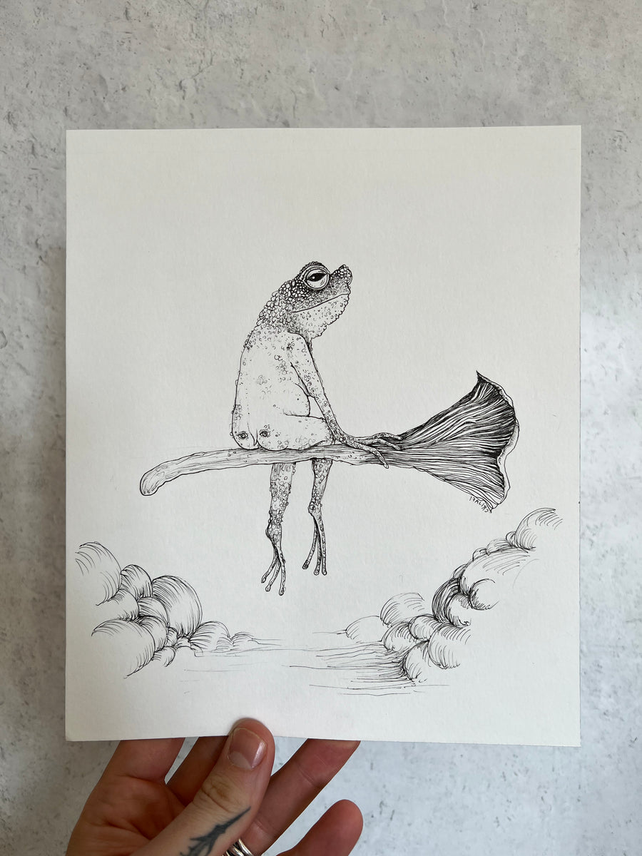 Toad Witch original illustration